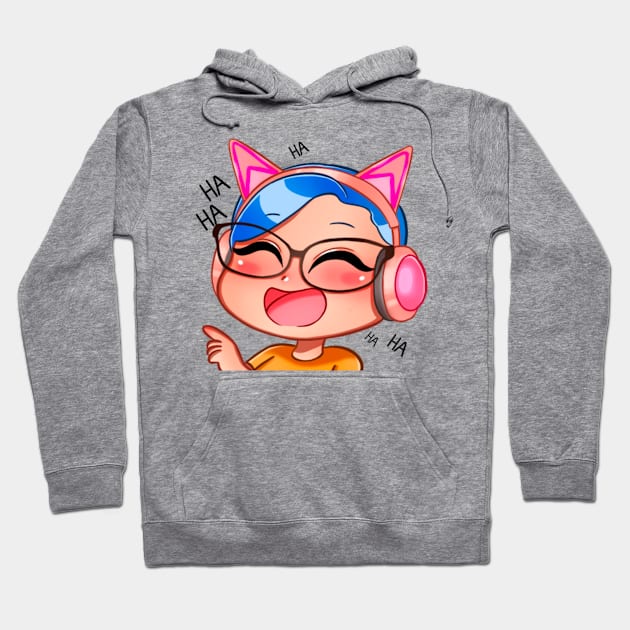 Toxanna Laughing Hoodie by Toxanna's Gaming Merch